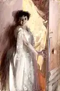 Watercolour of Rosita Mauri, 1888, 103&nbsp;cm ×&nbsp;69&nbsp;cm (41&nbsp;in ×&nbsp;27&nbsp;in), Göteborgs Kunstmuseum
