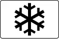 f: In case of snow ice buildup on road