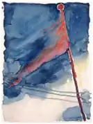 Georgia O'Keeffe, The Flag, 1918