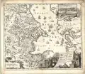 Javad (Tsawat). Author Adam Olearius (1599–1671). The map was drawn in the first quarter of the 18th century."
