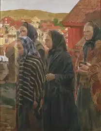 Fishermen's Wives Returning from Church