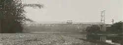 First cable bridge over the kali Bodri, Central Java