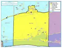 Map of the district